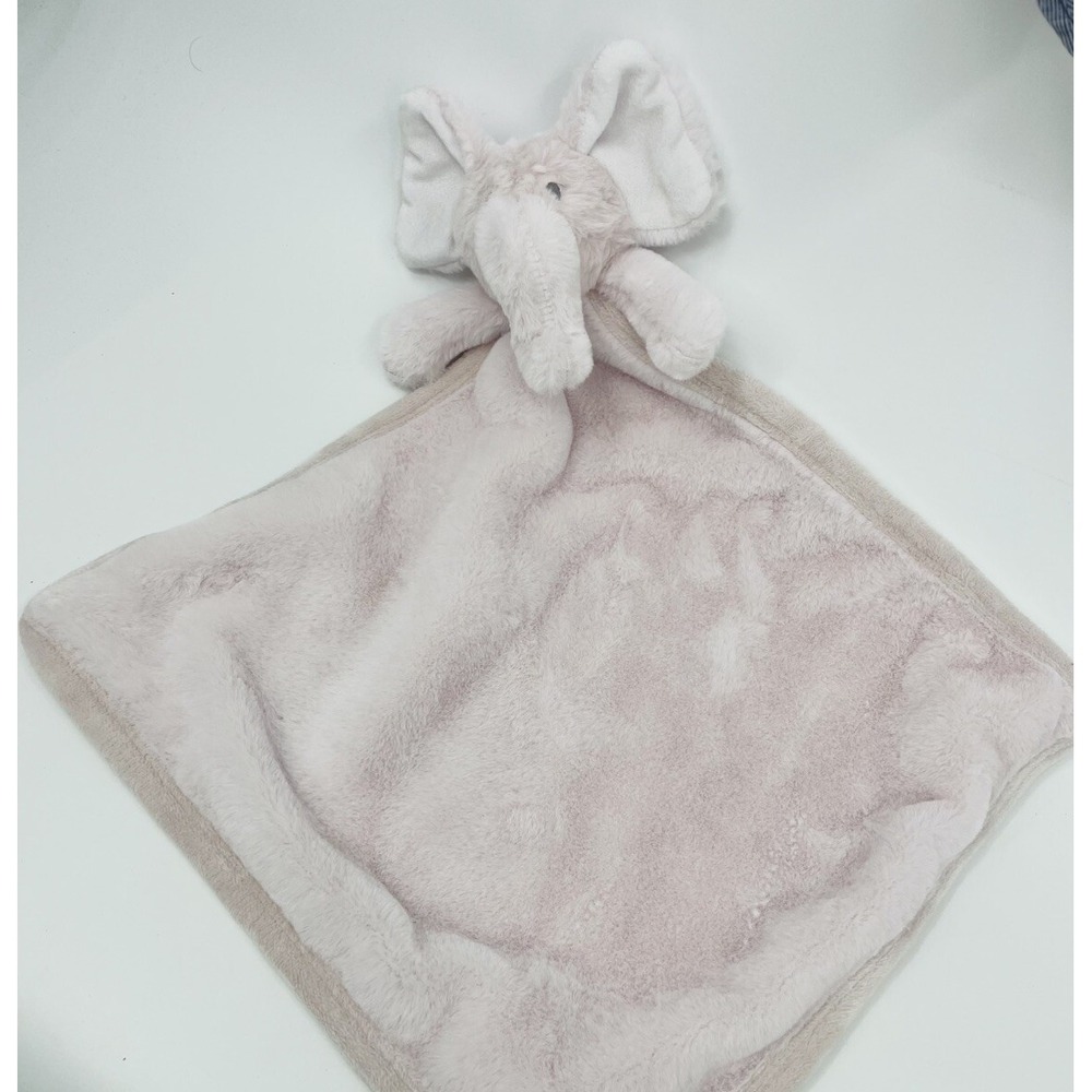 S L Home Fashions So Dreamy Plush Pink Elephant Lovey Security Blanket